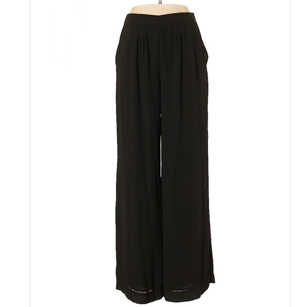 NWT Carmen Marc Valvo Black Dress Pants Sz 12